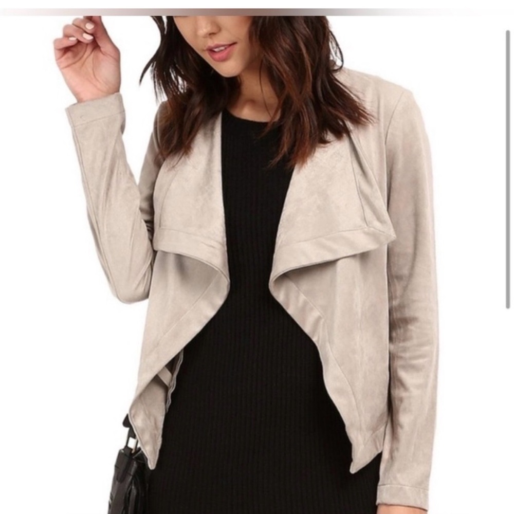 BB Dakota Women's faux suede Drape Jacket